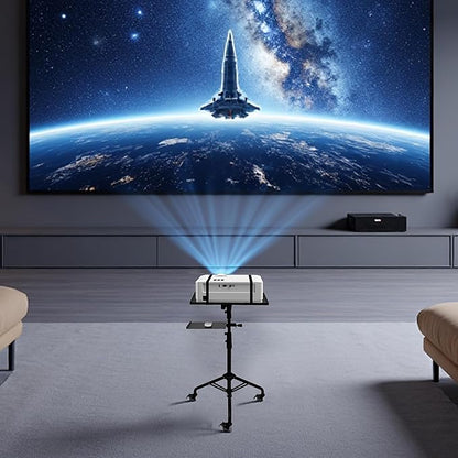 STEADUS Projector Stand Tripod – 24 to 59 Inch Adjustable Height – Dual Shelves - Image 9