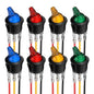 DaierTek Lighted Rocker Toggle Switch UL Listed 12V 20A ON/Off 3 Pin Round LED by DaierTek