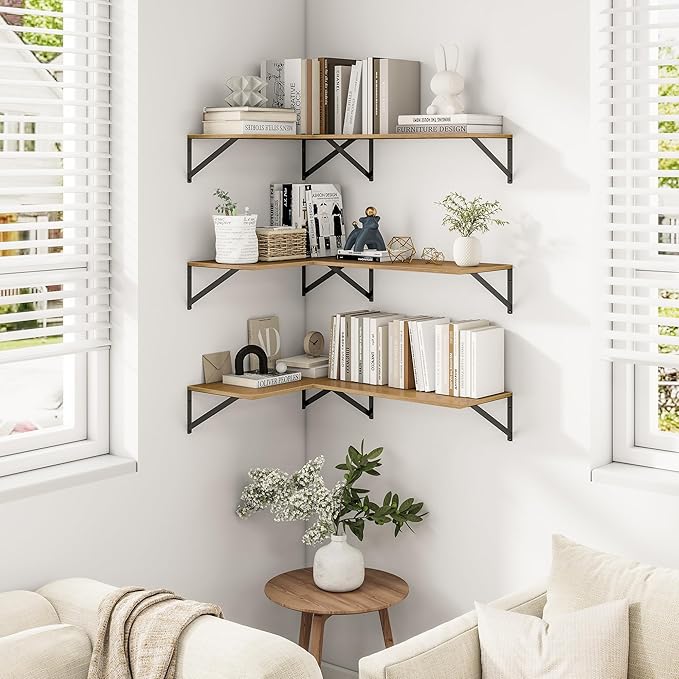 Heimlove 24" W x 12" D Wall Shelves - Image 2