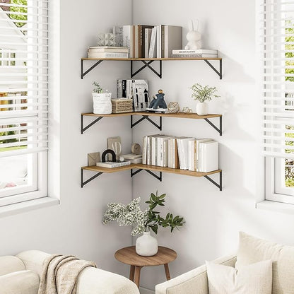 Heimlove 24" W x 12" D Wall Shelves - Image 2
