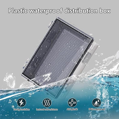 ABS Electrical Junction Box, Ventilated Design, Cable Grommets, IP65 Waterproof - Image 3