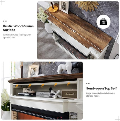OKD 52" Electric Fireplace - Image 3