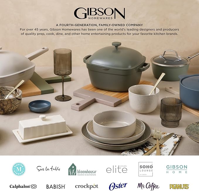 Gibson Home Addlestone 2.65 Quart Round Enamel Cast Iron Dutch Oven Pot - Image 3