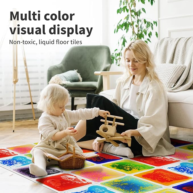 Art3d Liquid Fusion Activity Play Mat - Image 2