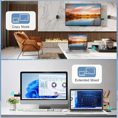 Beyn Wireless HDMI Transmitter and Receiver, 2026 Upgraded LED Display - Image 5
