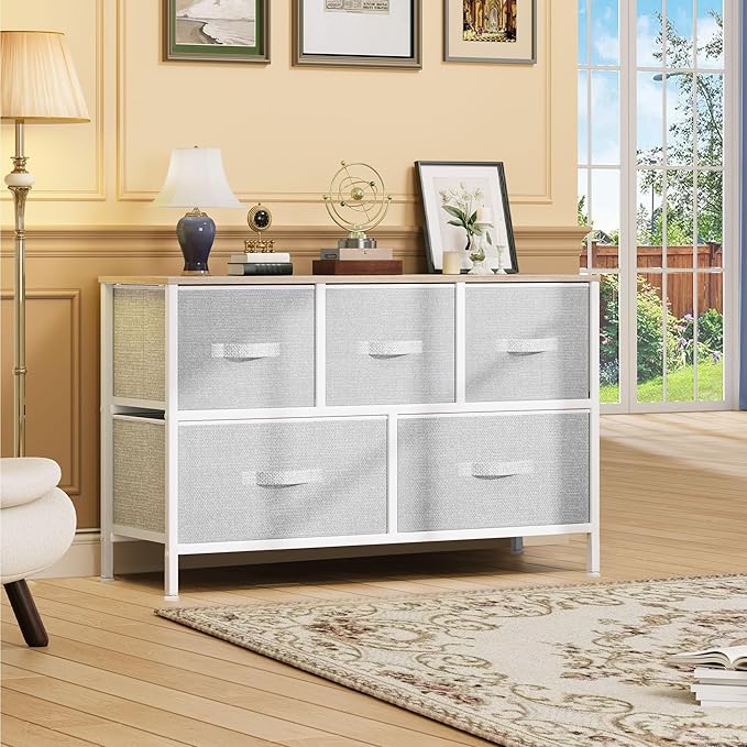 DWVO 5 Dresser for Bedroom, Storage Dresser - Image 4
