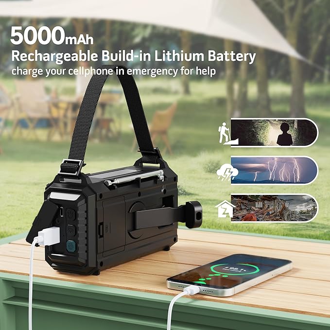 Auto NOAA Digital 5000 Weather Radio - Image 4