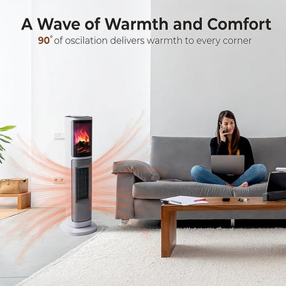 Comfort Zone 25" Tower Space Heater - Image 6