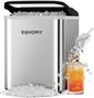 EUHOMY Nugget Ice Maker Countertop, Ready in 8 Mins, Self-Cleaning, 34lbs/24H by EUHOMY