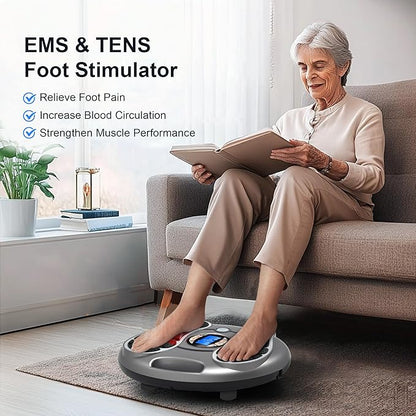 Foot Massager for Neuropathy, EMS TENS Foot Stimulator for Circulation and Pain - Image 2