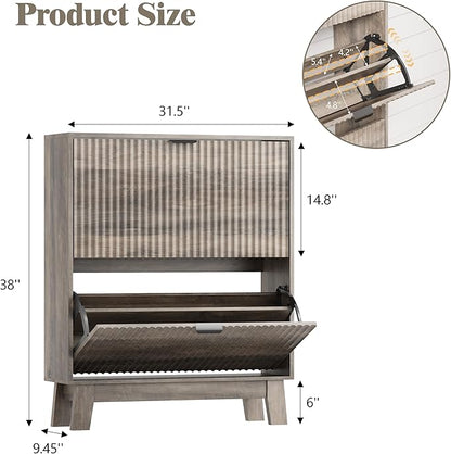Shoe Cabinet Storage for Entryway - Image 2