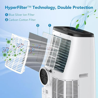 Portable Air Conditioners, 14000 BTU Cooling Capacity - Image 6