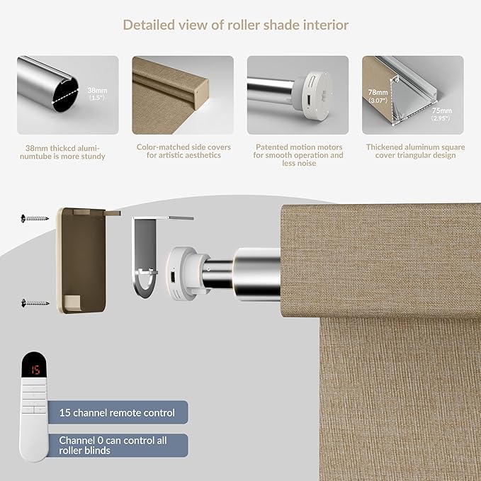 Boolegon Motorized Roller Blinds - Image 5