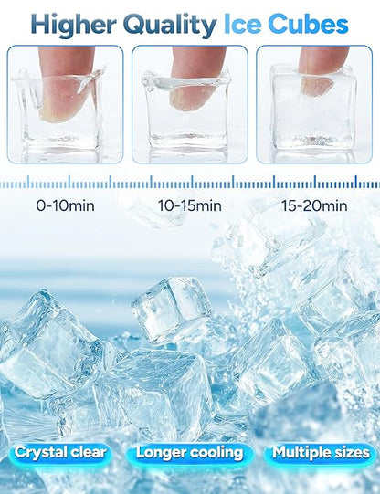 Countertop Clear Ice Cube Maker Machine - Image 4