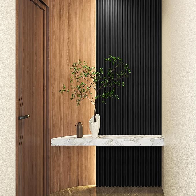 Art3d Fluted Wood Panel for Wall and Ceiling, Beaded Accent molding for Home - Image 4