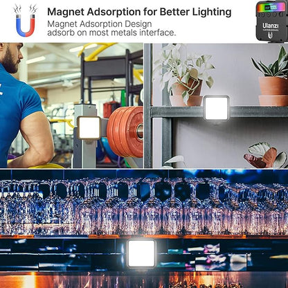 ULANZI VL49 RGB Video Lights, LED Camera Light 360° Full Color Portable - Image 4