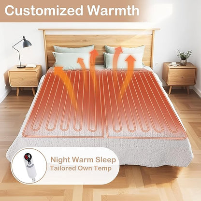 Electric Heated Blanket Full Size 72"×84" - Image 2