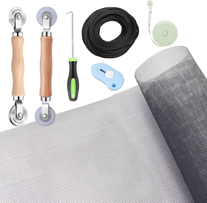 Windows Screen and Screen Door Repair Kit by TOOLTRIZ