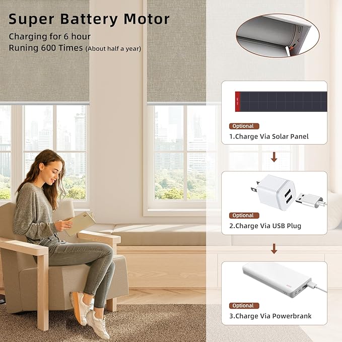 Motorized Blinds Roller Shade - Image 5