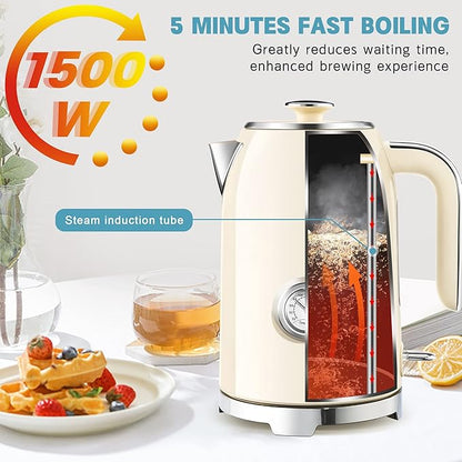 SUSTEAS Electric Kettle - 57oz Hot Tea Kettle Water Boiler - Image 4