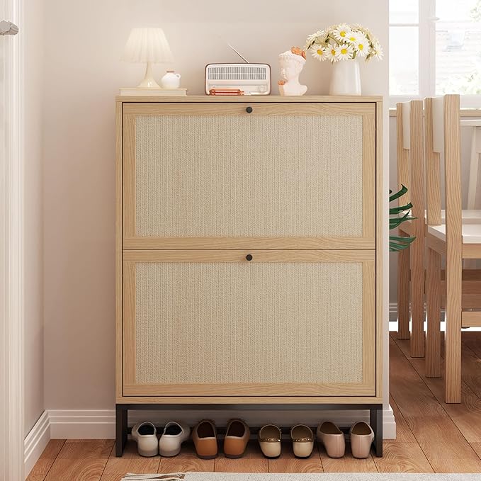 AVZEAR Narrow Shoe Storage Cabinet - Image 9