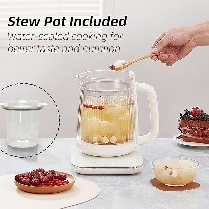 Health Pot, 1.5L Double-Layer Glass Electric Kettle - Image 4