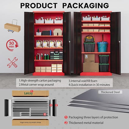 Letaya Metal Storage Cabinets - Image 6