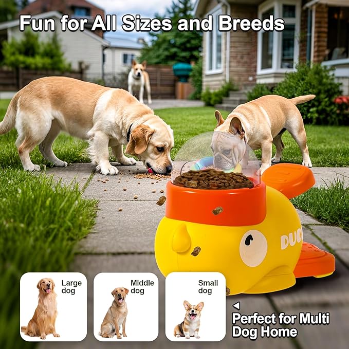 Interactive Dog Toys Food Puzzle Slow Feeder, Cat Treat Dispenser Toy - Image 7