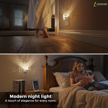 L LOHAS LED Night Light, 2 Pack Night Lights Plug into Wall, 3000K Soft Light - Image 5