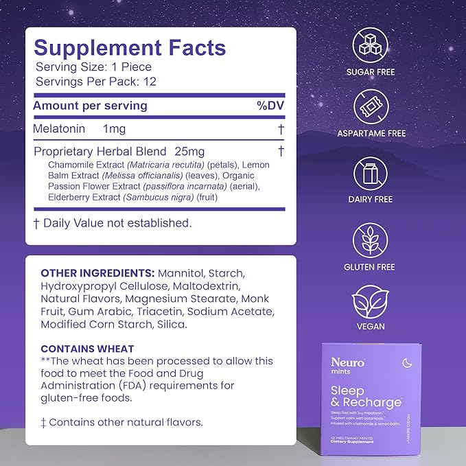 Neuro Sleep & Recharge Meltaway Mints - Image 8