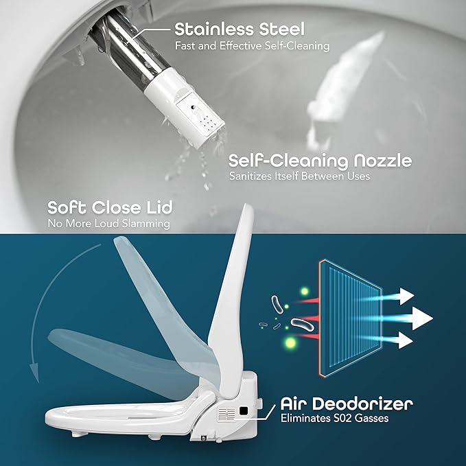 BidetMate 2000 Series Electric Bidet Toilet Seat - Image 5