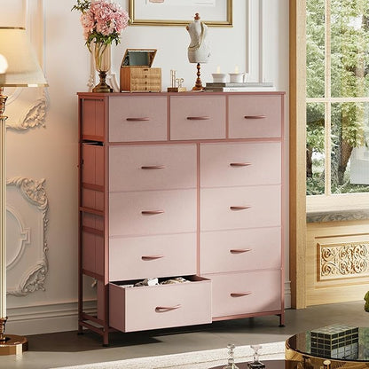 WLIVE Tall Dresser for Bedroom, Fabric Dresser Storage Tower, Chest of Drawers - Image 4
