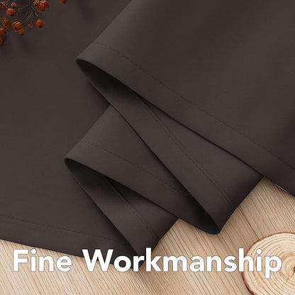 H.VERSAILTEX Brown Blackout Curtains - Image 7