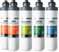 iSpring F5DS 1-Year Replacement Supply Filter Cartridge Pack Set by iSpring