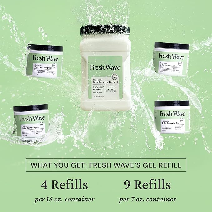 Fresh Wave Original Scent Odor Removing Gel Refill, 63 oz. | Safer Odor - Image 6