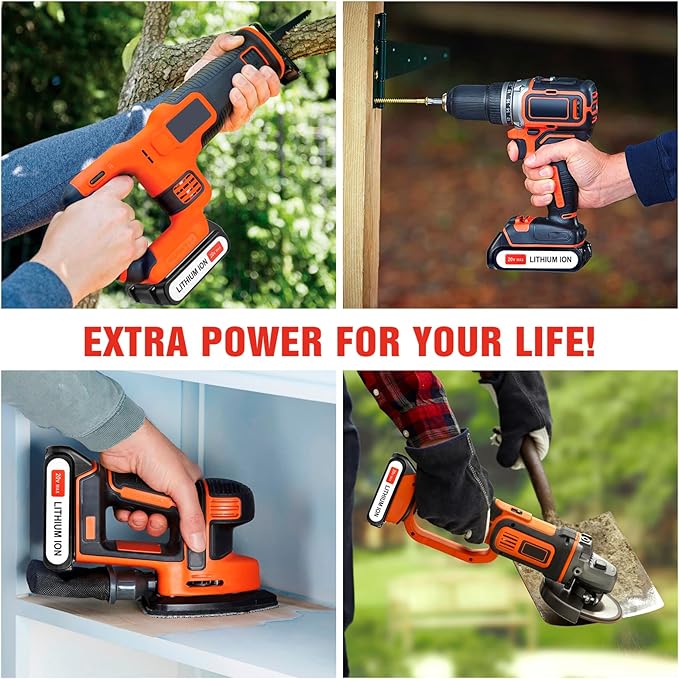 2Pack 4.0Ah 20V MAX LBXR20 Compatible - Image 8