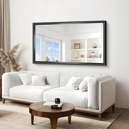 Large Bathroom Mirror, 60 x 36 Inch Rectangular Wall Mirror 0.6" Thickened Deep - Image 4