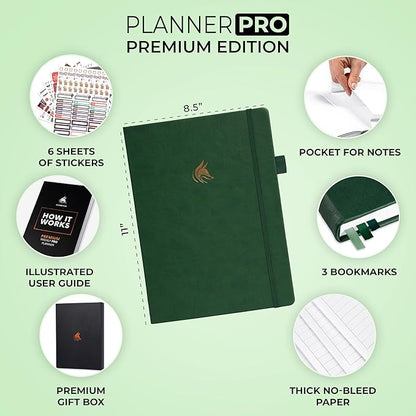 Clever Fox Planner Pro Premium Edition– Luxurious Weekly & Monthly Planner + - Image 2