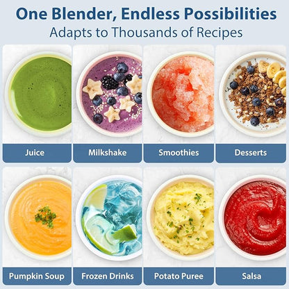Aeitto Blenders for Kitchen 1800W Max Power Smoothie Blender - Image 6