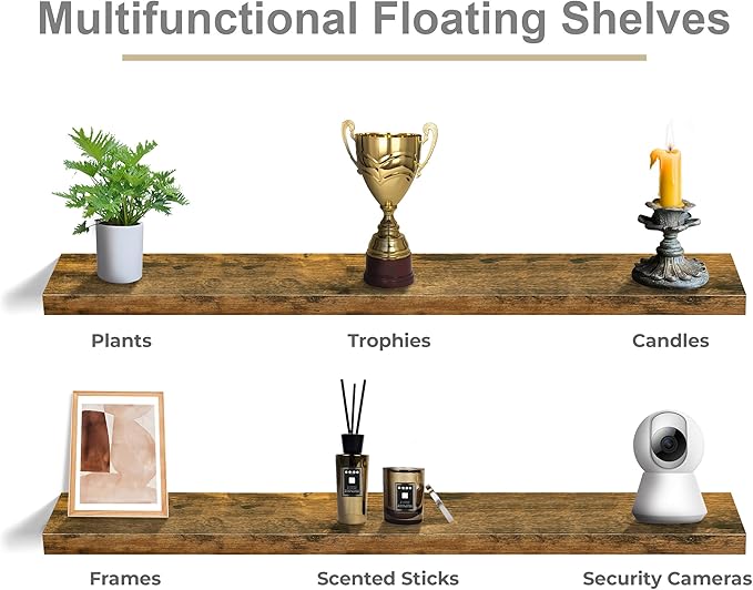 Sorbus Floating Shelves for Wall - Image 6