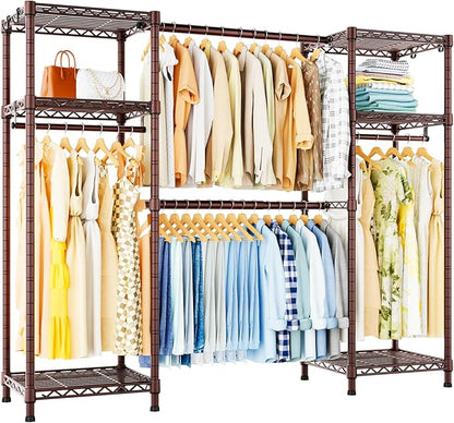 Ulif E7 Garment Rack, Heavy Duty Clothes Storage System by Ulif