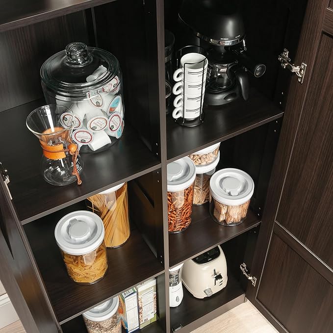 Sauder Storage Cabinet/ Pantry cabinets, 29.61 " x D: 16.02 " x H: 71.50" - Image 5