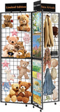 DEMEGA 360° Foldable Grid Wall Panel, Three 6' x 4.25' Ft Double Side Gridwall by DEMEGA
