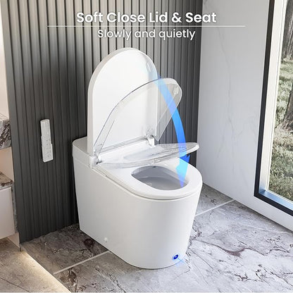 Casta Diva Smart Toilet with Bidet Built in, Bidet Toilet with Wider Heated Seat - Image 8