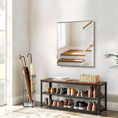 CILIBER Beveled Mirror, 24x30 Frameless Beveled Bathroom Mirrors - Image 6