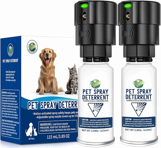 Cat Spray Deterrent System Automatic Cat Deterrent Spray, Motion Activated by Unknown