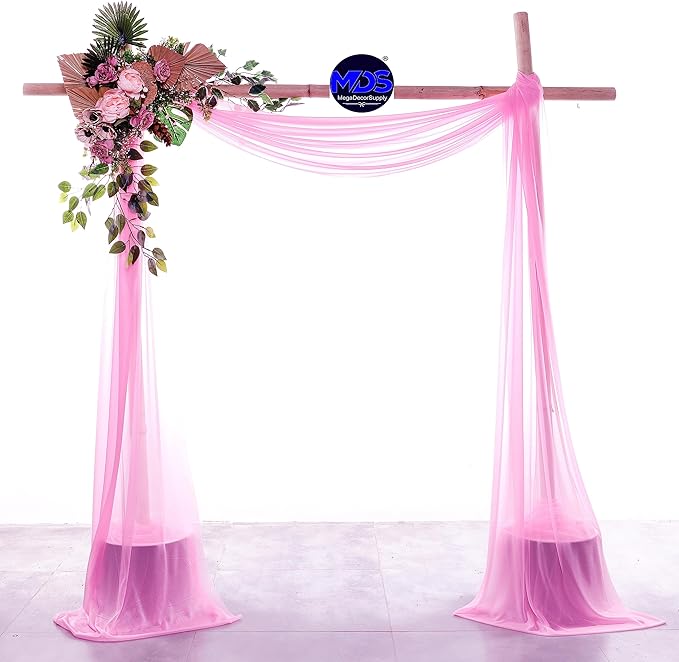 MDS Halloween Chiffon Draping Fabric - 2 Panel, 30" Wide x 40ft Long - S...