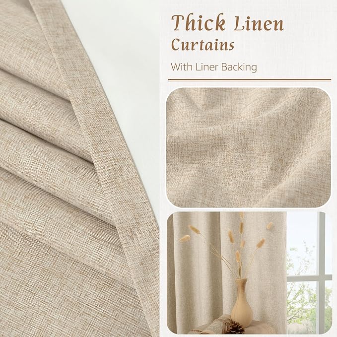 LAMIT Full Blackout Window Curtains - Image 8