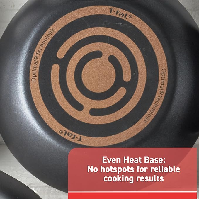 T-fal Signature Nonstick Cookware Set 12 Piece, Oven Broiler Safe 350F - Image 6