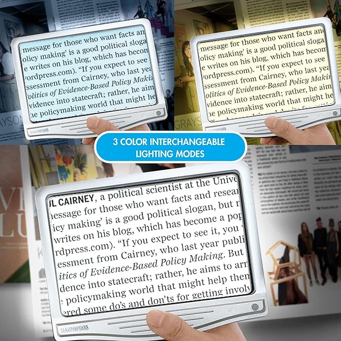 MagniPros 5X Large Ultra Bright LED Page Magnifier - Image 6
